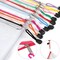 EOOUT 36pcs Mesh Zipper Pouch Puzzle Bags Zipper Bags for Organizing, Plastic Zipper Pouch in 11 Colors Letter Size A4 Size Puzzle Storage and Office Supplies